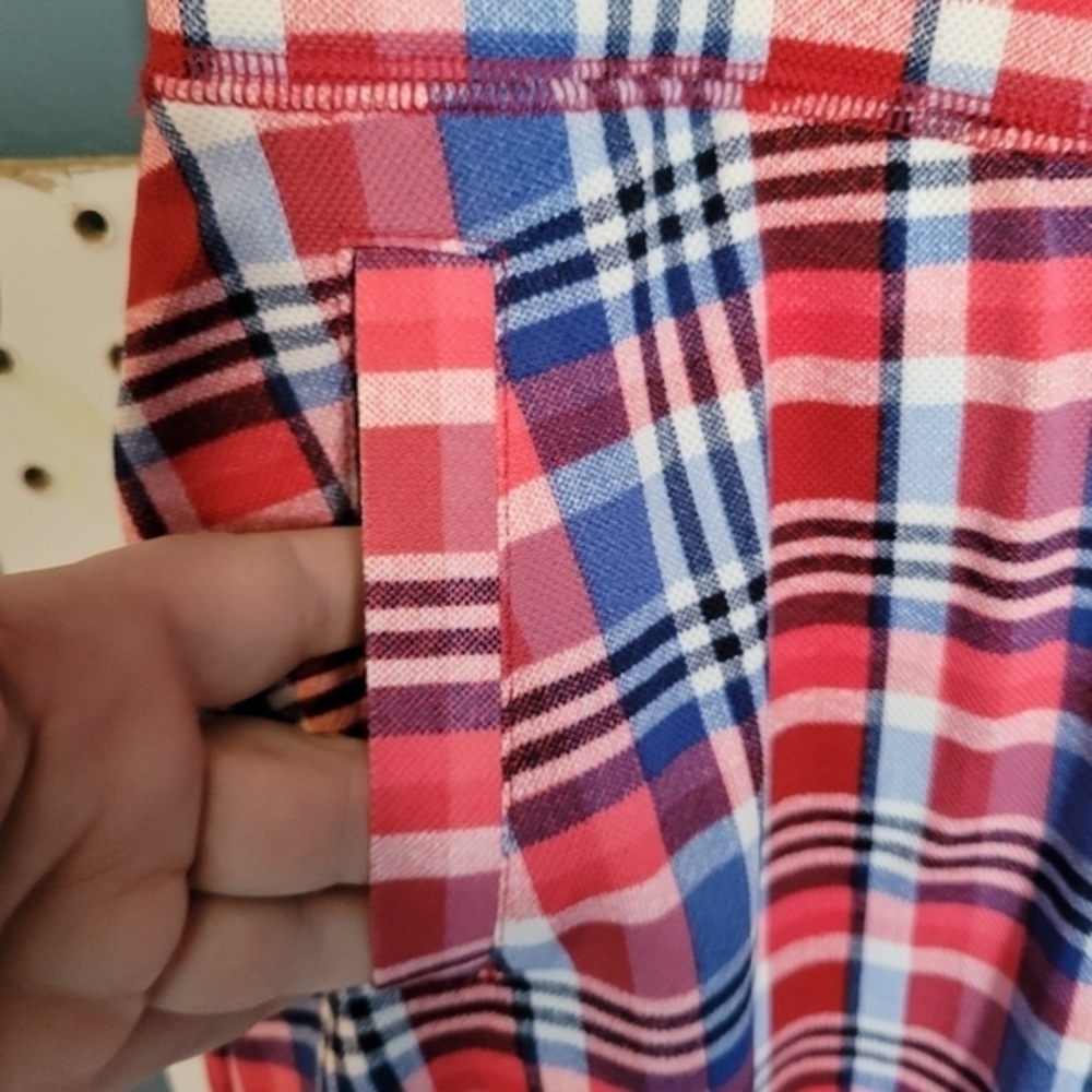Talbots size Large plaid athletic skort golf tennis - Picture 2 of 7